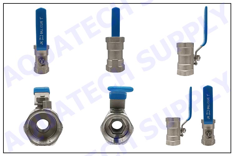 JK บอลวาล์วสแตนเลส 1 ตอน รุ่น B-1SS ; SUS316 