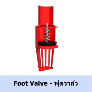 ฟุตวาล์ว วาล์วหัวกะโหลก Foot valve