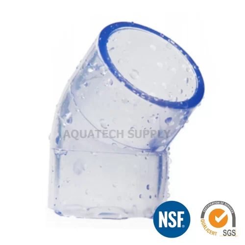 “CENIT” ข้องอ 45 ยูพีวีซีใส Elbow45 Clear uPVC; SCH40 (SxS)